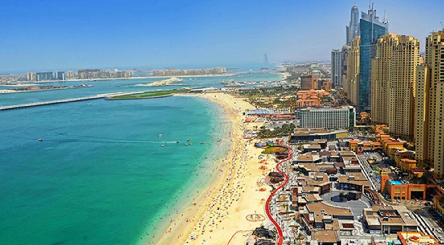 Premium 3BR! Partial Sea-View Apartment Dubai Exterior foto